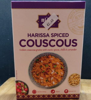 harissa spiced couscous