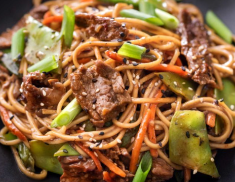 MEXICAN BEEF STIR FRY NOODLES