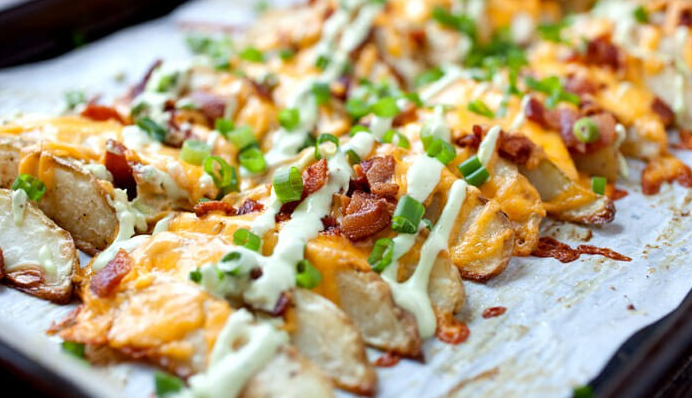 TACO WEDGES WITH CHEESE